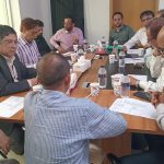 Meeting with Grameen Communication high officials