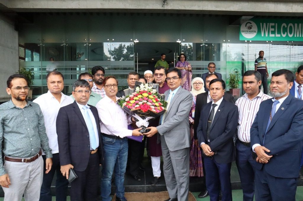 সোনালী ব্যাংক পিএলসি’র ব্যবস্থাপনা পরিচালক কর্তৃক গাক’র কার্যক্রম পরিদর্শন